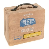 Tirelire en forme de valise pour économiser pour les vacances