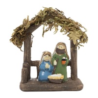 Figurine de la Nativité de Bethléem en résine de 7,2 cm