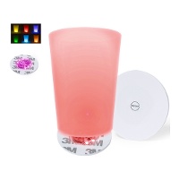 Sous-verres avec 6 LEDs pour éclairer les boissons de 6 cm