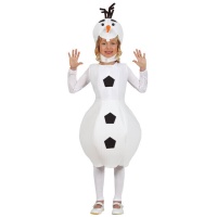 Costume de bonhomme de neige joyeux pour enfant