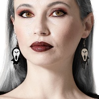 Boucles d'oreilles fantôme de la mort - 1 paire