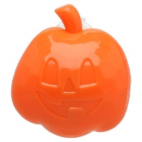 Citrouille lumineuse avec ventouse de 10 cm