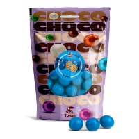 Boules chococrunch blanches colorant la langue - 115 gr