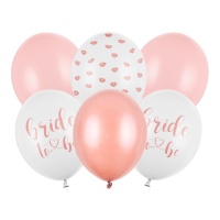 Ballons en latex Bride de 30 cm - PartyDeco - 6 unités