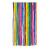 Rideau multicolore de 2 x 1 m