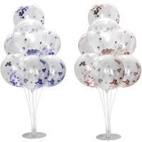 Centre de table ballons confetti - 30 pièces