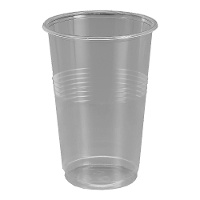 Verres en plastique transparent de 1 L - 25 unités