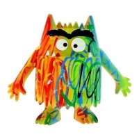 Figure pour gâteau de monstre Multicolore de 6,5 cm