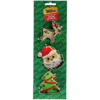 Emporte-pièces Père Noël, renne et arbre de Noël - Wilton - 3 unités