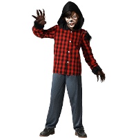 Déguisement de loup avec chemise pour enfant