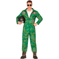 Costume de pilote d'aviation pour homme