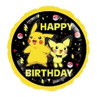 Ballon d'anniversaire Pokémon de 43 cm