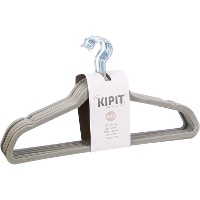Cintres en plastique recouverts de velours - lot de 12