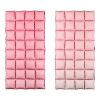 Panneau décoratif de ballon, 1,10 x 0,55 cm, rose clair et rose foncé