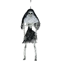 Pendentif squelette avec capuche de 45 cm