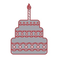Découpe de gâteau d'anniversaire Zag - Misskuty