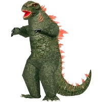 Costume de dinosaure mutant gonflable pour adulte