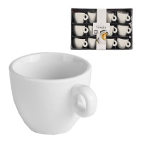 Tasse à café en porcelaine de 90 ml - 12 unités