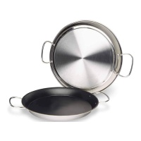 Poêle à paella de 28 cm en acier inoxydable - Lacor