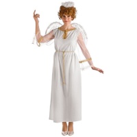 Déguisement d'ange avec ailes pour femme