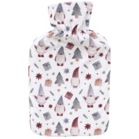 Bouteille d'eau chaude vintage de Noël de 1,7 L
