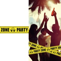 Ruban de police de zone de fête de 6 m