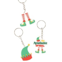 Porte-clés Elfe Assistant de Noël - 1 unité