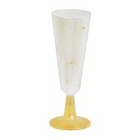 Coupe de 150 ml à effet de paillettes - 4 unités