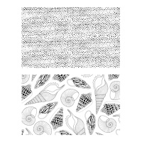 Tampons acryliques de coquillages et pois - Artemio