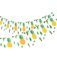Banderole Hawaïennes ananas de 2,4 m