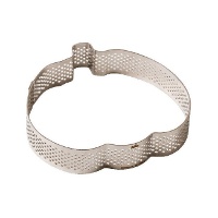 Moule à citrouille en acier inoxydable microperforé de 9,5 x 10 cm - Decora
