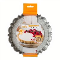 Moule rond Ø 20 x 3 cm à fond amovible - Decora