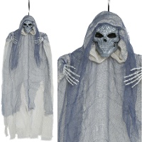 Pendentif terrifiant de squelette avec une tunique de 60 cm