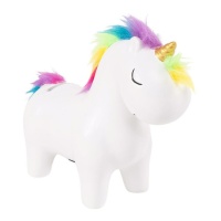 Tirelire Licorne avec des cheveux - DCasa
