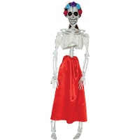 Pendentif Catrina classique squelette de 40 cm