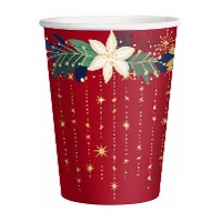 Verres de 270 ml à décoration de Noël - 6 unités