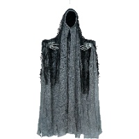 Pendentif fantôme gris avec tunique de 50 cm