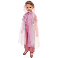 Cape arc-en-ciel scintillante pour enfants