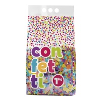 Sac de confettis multicolores - 1 kg