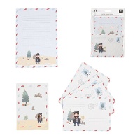 Cartes avec enveloppes pour Olentzero - 6 unités
