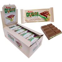 Chocolat fourré de pâte pismaniye et pistaches de 51 gr - 24 unités