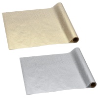 Chemin de table satiné de 36 cm - 3,00 m