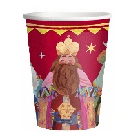 Gobelets de 270 ml des Rois Mages vintage - 6 unités