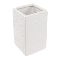 Porte-brosse à dents en ardoise blanche