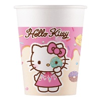 Gobelets Hello Kitty Kuromi de 200 ml - 8 unités