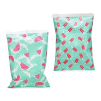 Accumulateur de froid de 250 ml avec sachet décoré - 1 unité