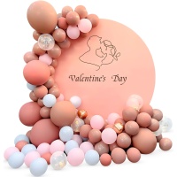 Kit de ballons de Saint-Valentin Vintage - 82 pièces