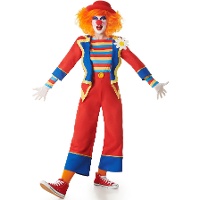 Costume de clown multicolore pour femme