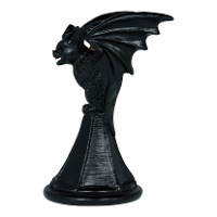 Porte-bougie chauve-souris de 18 x 12 cm