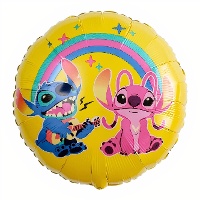 Ballon Stitch et Angel - 45 cm